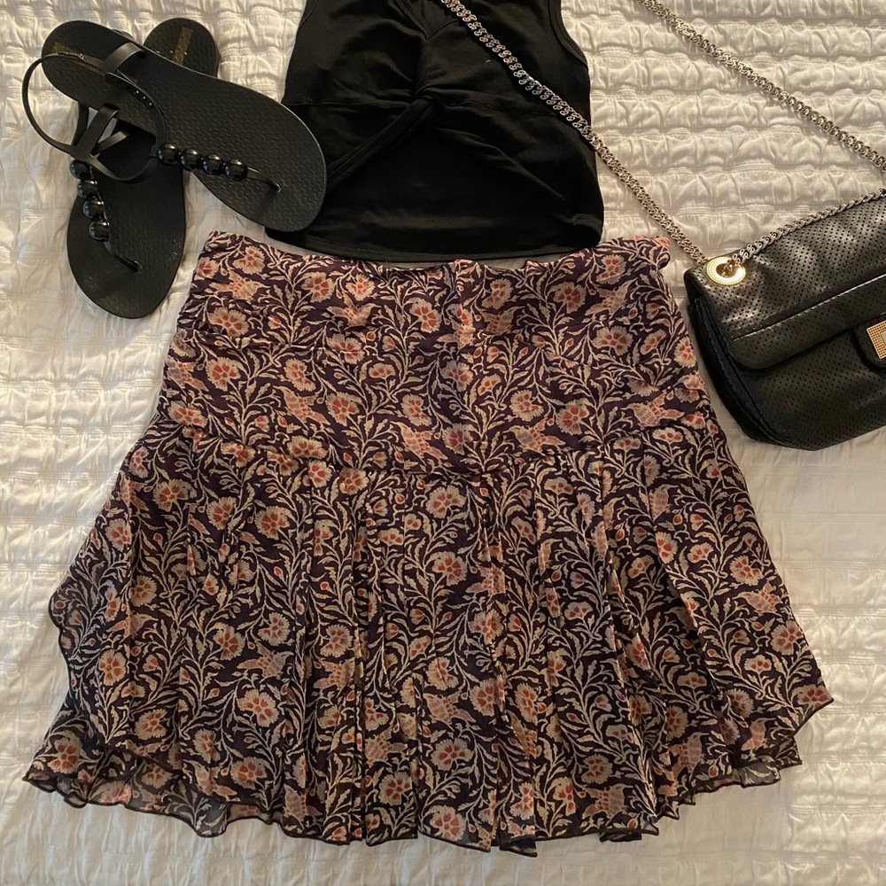 ISABEL MARANT ÉTOILE floral skirt